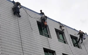 保定蜘蛛人外墙清洗